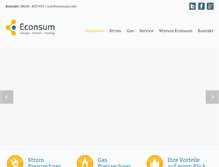 Tablet Screenshot of econsum.com